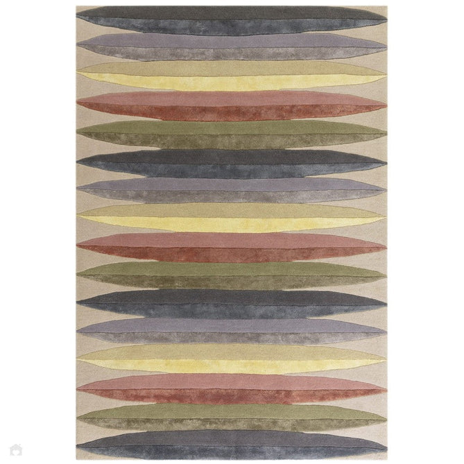 Matrix MAX84 Pod Modern Geometric Hand-Woven High-Density Soft Textured Shimmer Wool & Viscose Blend Pastel/Multicolour Rug-Asiatic Carpets-Rug Love - The Most Loved Rug Store