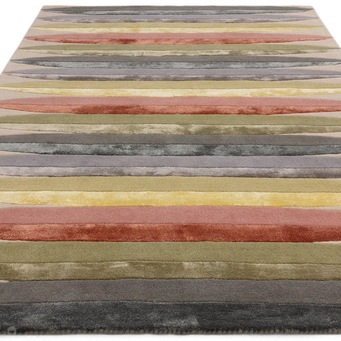 Matrix MAX84 Pod Modern Geometric Hand-Woven High-Density Soft Textured Shimmer Wool & Viscose Blend Pastel/Multicolour Rug-Asiatic Carpets-Rug Love - The Most Loved Rug Store