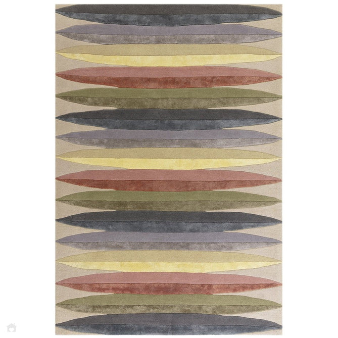 Matrix MAX84 Pod Modern Geometric Hand-Woven High-Density Soft Textured Wool&Viscose Mix Pastel/Multicolour Rug-Asiatic Carpets-Rug Love - The Most Loved Rug Store