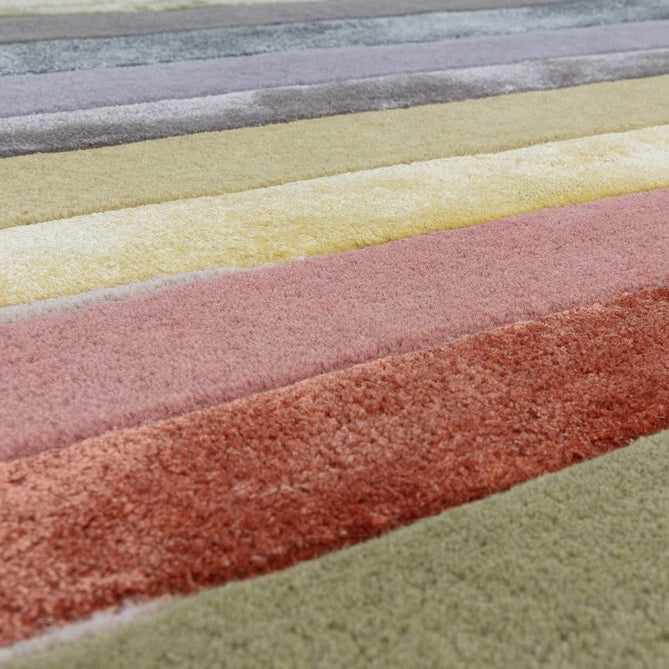 Matrix MAX84 Pod Modern Geometric Hand-Woven High-Density Soft Textured Wool&Viscose Mix Pastel/Multicolour Rug-Asiatic Carpets-Rug Love - The Most Loved Rug Store