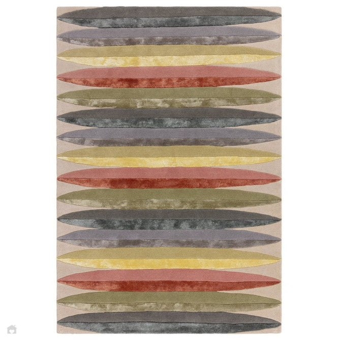 Matrix MAX84 Pod Modern Geometric Hand-Woven High-Density Soft Textured Wool&Viscose Mix Pastel/Multicolour Rug-Asiatic Carpets-Rug Love - The Most Loved Rug Store