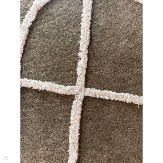 Matrix MAX93 Infinity Modern Abstract Hand-Woven High-Density Soft Textured Shimmer Wool & Viscose Blend Sage Green/Cream Rug-Asiatic Carpets-Rug Love - The Most Loved Rug Store