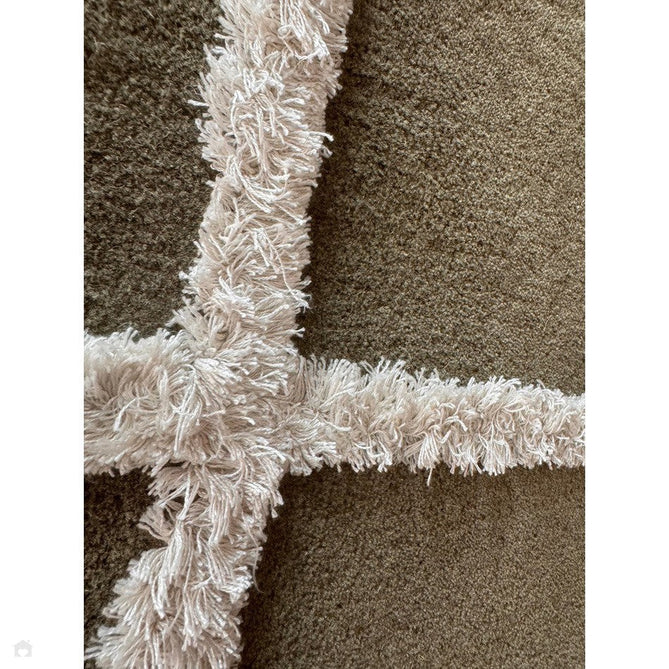 Matrix MAX93 Infinity Modern Abstract Hand-Woven High-Density Soft Textured Shimmer Wool & Viscose Blend Sage Green/Cream Rug-Asiatic Carpets-Rug Love - The Most Loved Rug Store