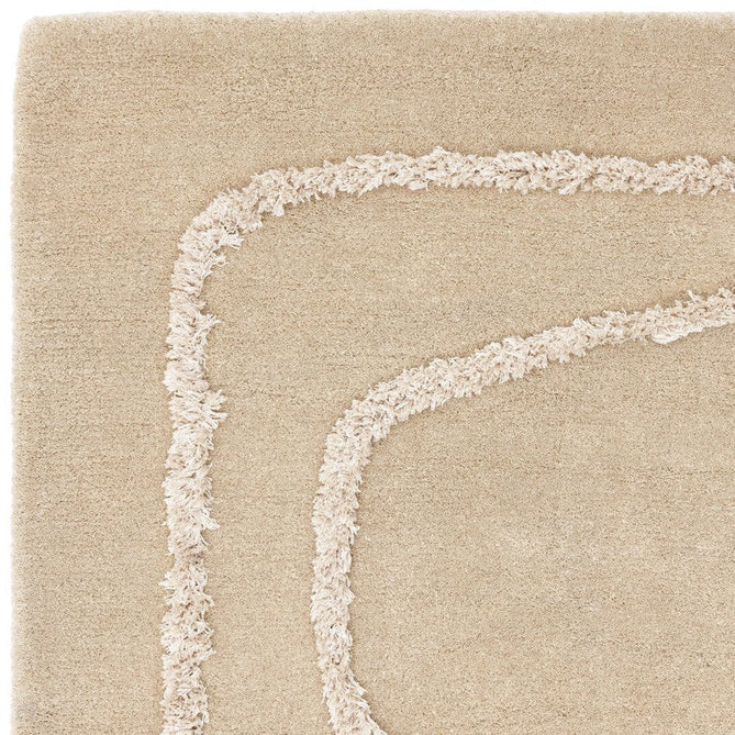 Matrix MAX95 Infinity Modern Abstract Hand-Woven High-Density Soft Textured Shimmer Wool & Viscose Blend Soft Sand/Ivory/Muted Beige Rug-Asiatic Carpets-Rug Love - The Most Loved Rug Store