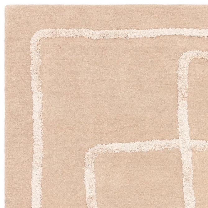Matrix MAX95 Infinity Modern Geometric Hand-Woven High-Density Soft Textured Wool&Viscose Mix Sand Rug-Asiatic Carpets-Rug Love - The Most Loved Rug Store