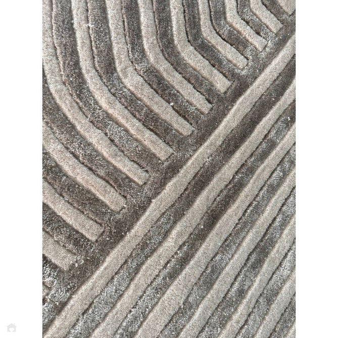 Matrix MAX99 Solsitice Modern Geometric Hand-Woven High-Density Soft Textured Shimmer Wool & Viscose Blend Soft Ivory/Warm Beige/Muted Taupe/Stone Grey Rug-Asiatic Carpets-Rug Love - The Most Loved Rug Store