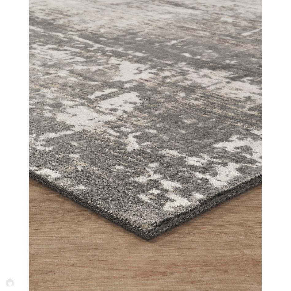 Abstract Modern Rug Texture Mayfair Abyss MAY01 Modern Abstract Distressed Metallic Shimmer Soft V