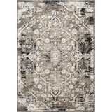 Mayfair Flora MAY04 Grey Rug