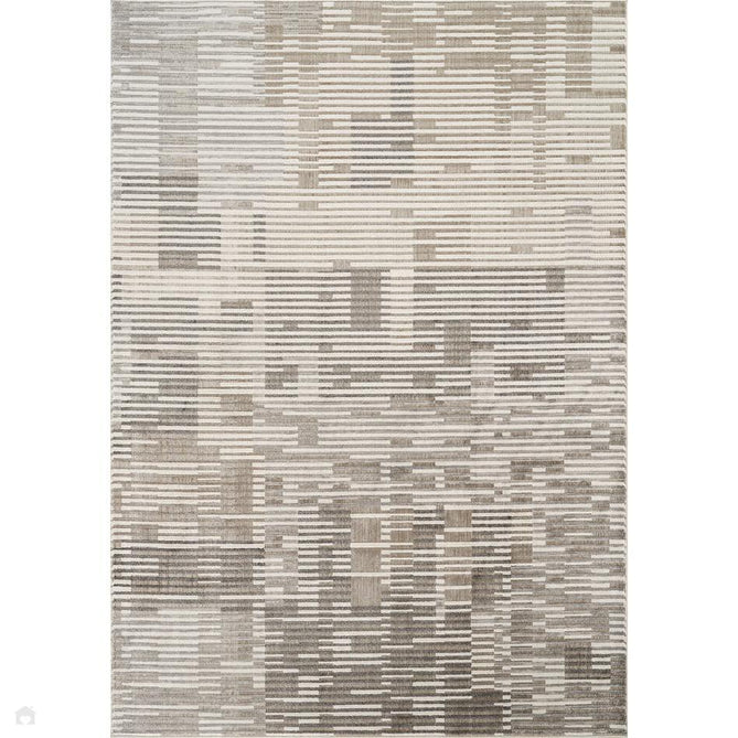 Mayfair Matrix MAY06 Modern Abstract Distressed Metallic Shimmer Soft Velvety Touch Textured Polyester Low Profile Short Pile Stone Beige/Ivory/Ash Grey/Taupe Brown/Charcoal Grey Rug-Desire Rugs-Rug Love - The Most Loved Rug Store