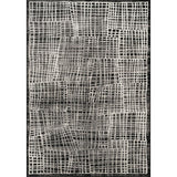 Mayfair Mesh MAY07 Black Rug