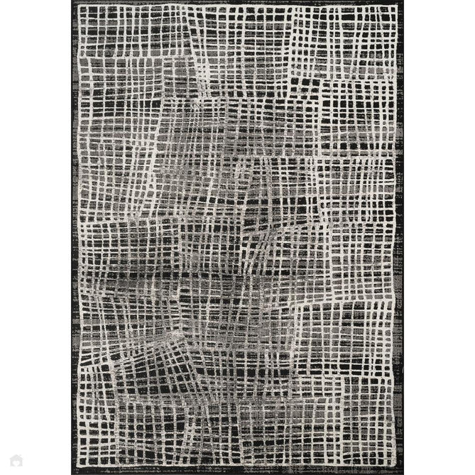Mayfair Mesh MAY07 Modern Abstract Distressed Metallic Shimmer Soft Velvety Touch Textured Polyester Low Profile Short Pile Ivory/Stone Grey/Charcoal Grey/Jet Black/Ash Taupe Rug-Desire Rugs-Rug Love - The Most Loved Rug Store