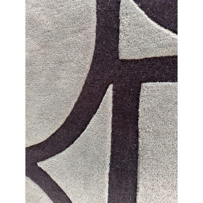 Metro Modern Geometric Hand-Carved Hi-Low Wool Powder Blue/Navy Rug-Asiatic Carpets-Rug Love - The Most Loved Rug Store