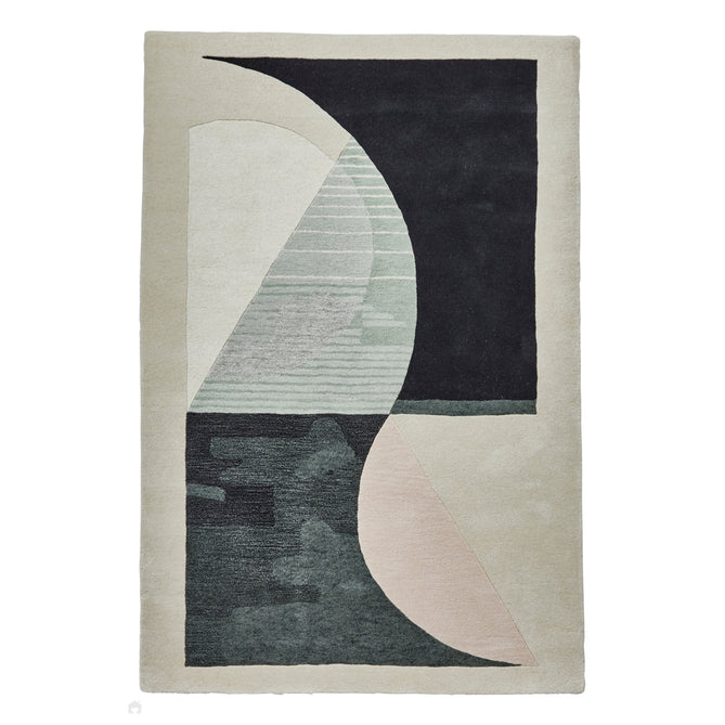 Michelle Collins MC04 Beige/Green/Multi Rug-Think Rugs-Rug Love - The Most Loved Rug Store