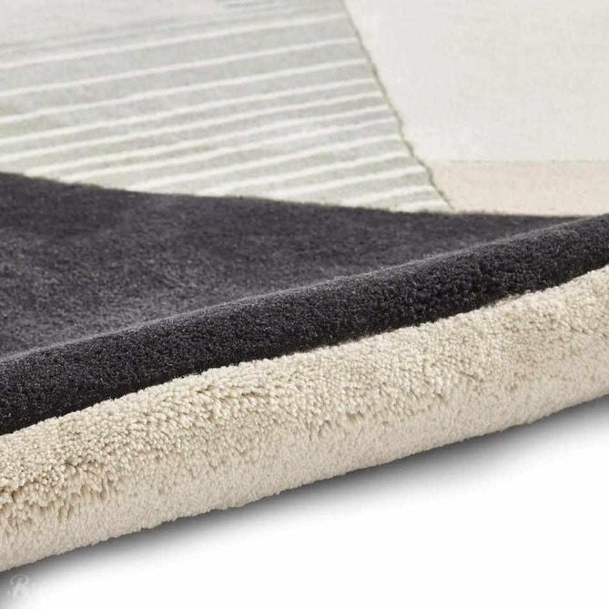 Michelle Collins MC04 Modern Abstract Soft Hand-Woven Wool Beige/Green/Multi Rug-Think Rugs-Rug Love - The Most Loved Rug Store