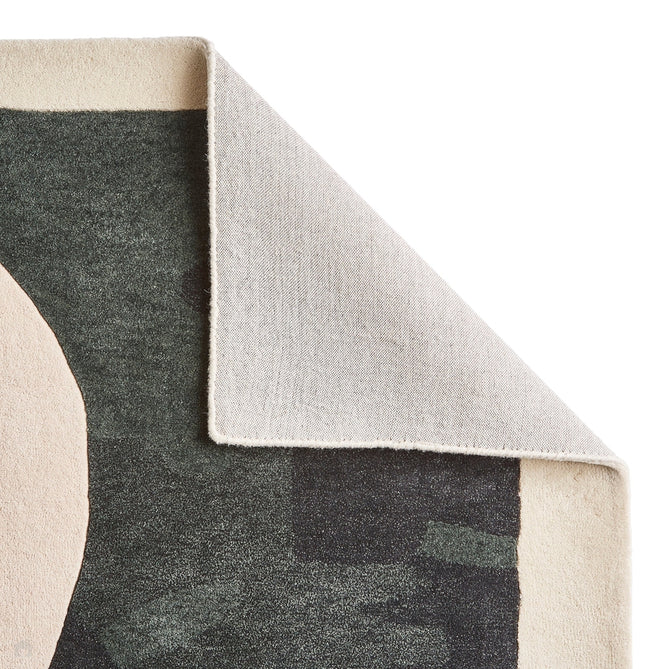 Michelle Collins MC04 Modern Abstract Soft Hand-Woven Wool Beige/Green/Multi Rug-Think Rugs-Rug Love - The Most Loved Rug Store