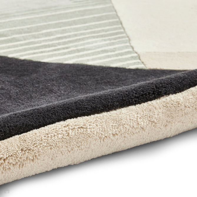 Michelle Collins MC04 Modern Abstract Soft Hand-Woven Wool Beige/Green/Multi Rug-Think Rugs-Rug Love - The Most Loved Rug Store