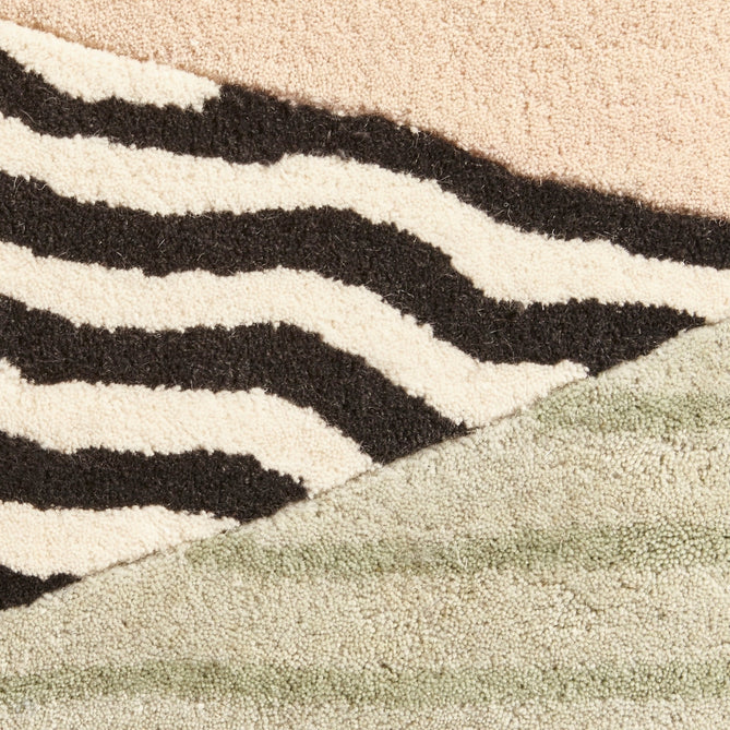 Michelle Collins MC14 Beige/Green/Multi Rug-Think Rugs-Rug Love - The Most Loved Rug Store