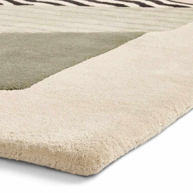 Michelle Collins MC14 Modern Abstract Soft Hand-Woven Wool Beige/Green/Multi Rug-Think Rugs-Rug Love - The Most Loved Rug Store