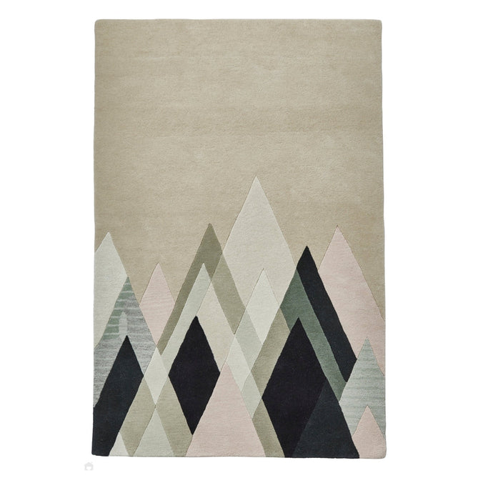 Michelle Collins MC21 Modern Abstract Soft Hand-Woven Wool Beige/Multi Rug-Think Rugs-Rug Love - The Most Loved Rug Store