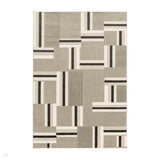 Milan Blocks Natural Rug
