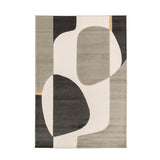 Milan Bold Abstract Grey Rug