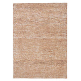 Milano Modern Plain Mottle Speckles Hand-Woven Textured Felted Space-Dyed Wool Cream/Terracotta Rug