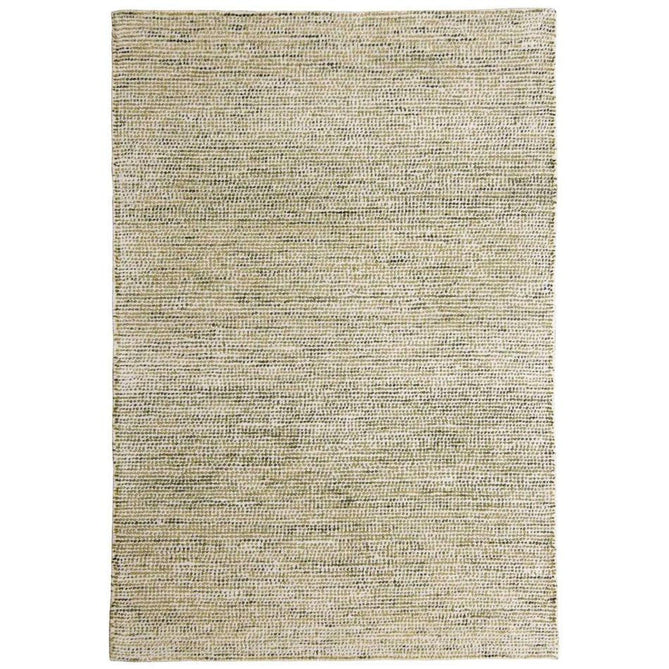 Milano Modern Plain Mottle Speckles Hand-Woven Textured Felted Space-Dyed Wool Cream/Green Rug-Melrose-Rug Love - The Most Loved Rug Store
