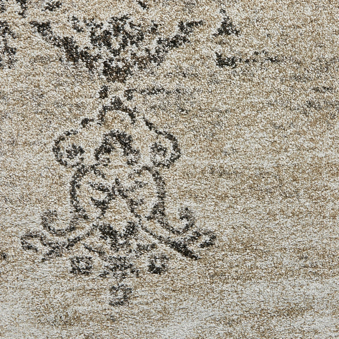 Milano N9695 Traditional Moroccan Vintage Distressed Medallion Border Soft-Touch Beige Rug-Think Rugs-Rug Love - The Most Loved Rug Store