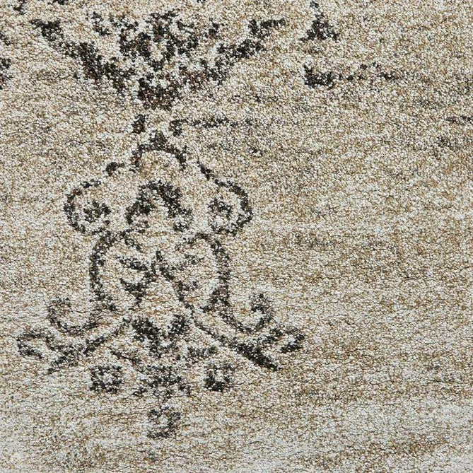 Milano N9695 Traditional Moroccan Vintage Distressed Medallion Border Soft-Touch Beige Rug-Think Rugs-Rug Love - The Most Loved Rug Store