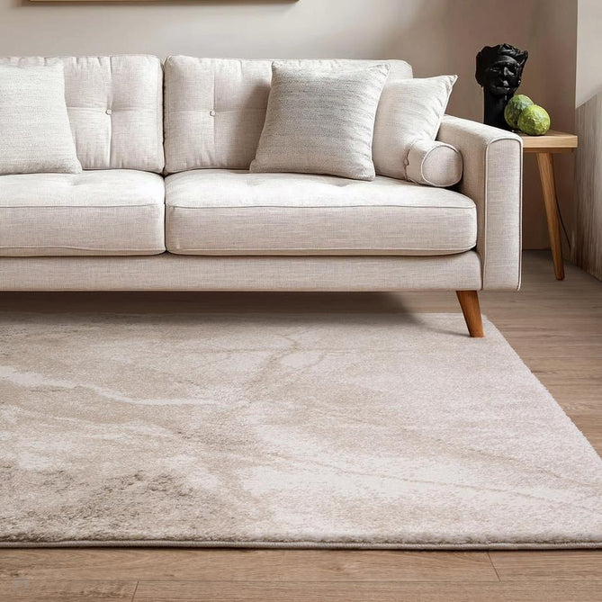 Mirage Haze Modern Abstract Soft Hi-Lo Textured High-Density Pile Beige/Cream/Stone Grey/Taupe Rug-Asiatic Carpets-Rug Love - The Most Loved Rug Store