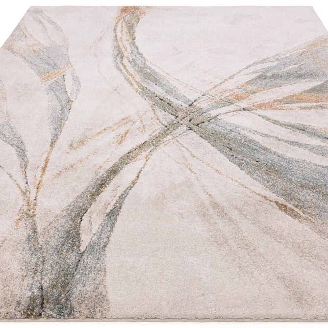 Mirage Illusion Modern Abstract Soft Hi-Lo Textured High-Density Pile Ivory/Slate Blue/Olive/Burnt Sienna/Taupe/Grey Rug-Asiatic Carpets-Rug Love - The Most Loved Rug Store