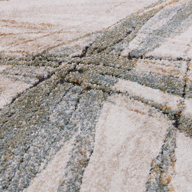 Mirage Illusion Modern Abstract Soft Hi-Lo Textured High-Density Pile Ivory/Slate Blue/Olive/Burnt Sienna/Taupe/Grey Rug-Asiatic Carpets-Rug Love - The Most Loved Rug Store