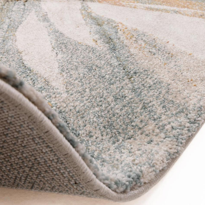 Mirage Illusion Modern Abstract Soft Hi-Lo Textured High-Density Pile Ivory/Slate Blue/Olive/Burnt Sienna/Taupe/Grey Rug-Asiatic Carpets-Rug Love - The Most Loved Rug Store