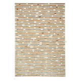 Mirage MR16 Modern Abstract Distressed Metallic Shimmer Soft Textured High-Density Polyester/Viscose Mix Low Profile Short Pile Beige/Earth Rug