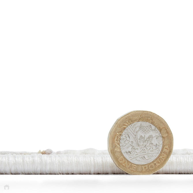 Mirage MR26 Modern Abstract Distressed Metallic Shimmer Soft Textured High-Density Polyester/Viscose Mix Low Profile Short Pile Cream/Beige Rug-Think Rugs-Rug Love - The Most Loved Rug Store