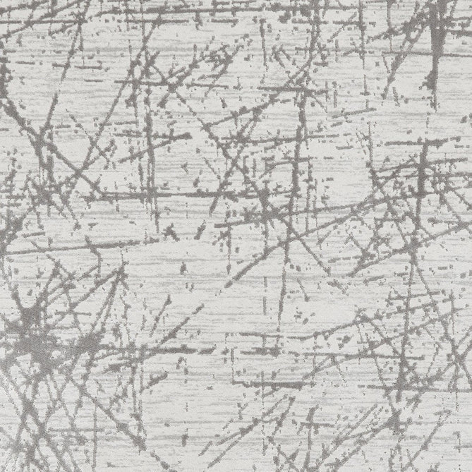 Mirage MR80 Modern Abstract Distressed Metallic Shimmer Soft Textured High-Density Polyester/Viscose Mix Low Profile Short Pile Grey Rug-Think Rugs-Rug Love - The Most Loved Rug Store