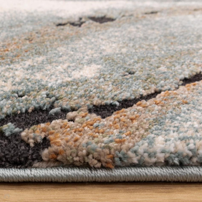 Mirage Oasis Modern Abstract Soft Hi-Lo Textured High-Density Pile Steel Blue/Cream/Charcoal/Rust/Grey/Sage Rug-Asiatic Carpets-Rug Love - The Most Loved Rug Store