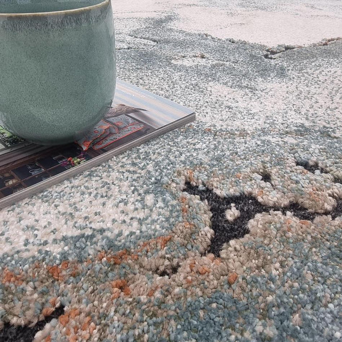 Mirage Oasis Modern Abstract Soft Hi-Lo Textured High-Density Pile Steel Blue/Cream/Charcoal/Rust/Grey/Sage Rug-Asiatic Carpets-Rug Love - The Most Loved Rug Store