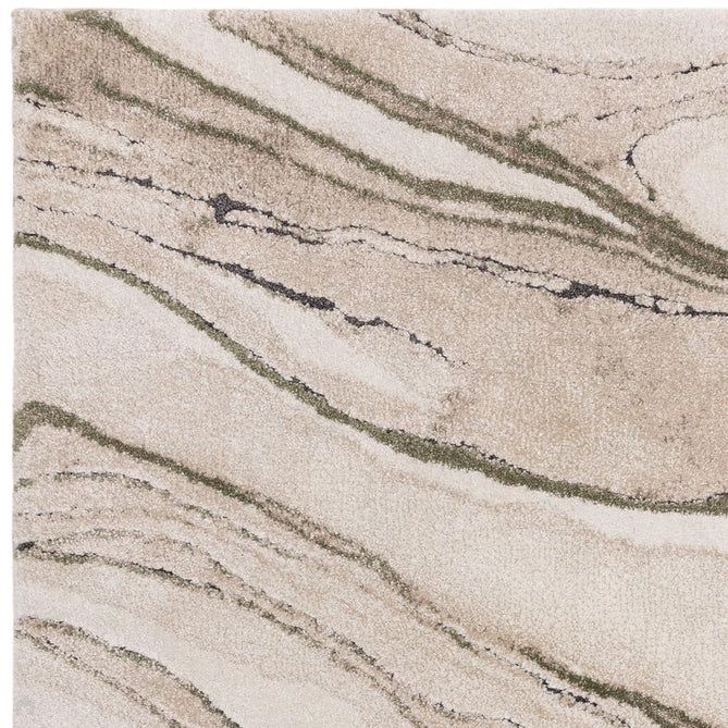 Mirage Quartz Modern Abstract Soft Hi-Lo Textured High-Density Pile Ivory/Olive Green/Beige/Charcoal/Taupe Rug-Asiatic Carpets-Rug Love - The Most Loved Rug Store