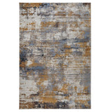 Mojave 8026 W Modern Abstract Distressed Eco-Friendly Recycled Polyester Flat-Pile Multicolour Rug