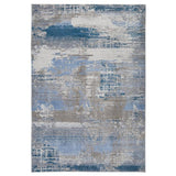 Mojave 91 B Modern Abstract Distressed Eco-Friendly Recycled Polyester Flat-Pile Multicolour Rug