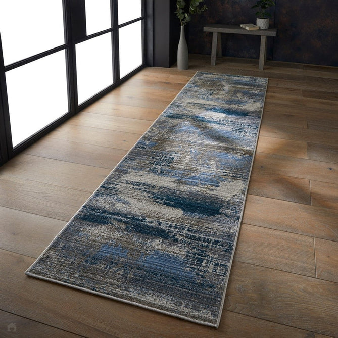 Mojave 91 B Modern Abstract Distressed Eco-Friendly Recycled Polyester Flat-Pile Multicolour Runner-Oriental Weavers-Rug Love - The Most Loved Rug Store