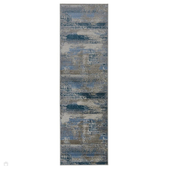 Mojave 91 B Modern Abstract Distressed Eco-Friendly Recycled Polyester Flat-Pile Multicolour Runner-Oriental Weavers-Rug Love - The Most Loved Rug Store
