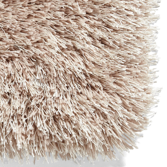 Montana Luxury Super Plush Heavyweight High-Density Hand-Woven Soft High-Pile Plain Polyester Tonal Textured Shimmer Shaggy Beige Round Rug-Think Rugs-Rug Love - The Most Loved Rug Store