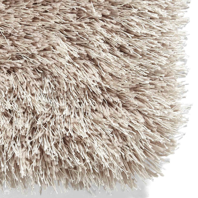Montana Luxury Super Plush Heavyweight High-Density Hand-Woven Soft High-Pile Plain Polyester Tonal Textured Shimmer Shaggy Beige Round Rug-Think Rugs-Rug Love - The Most Loved Rug Store