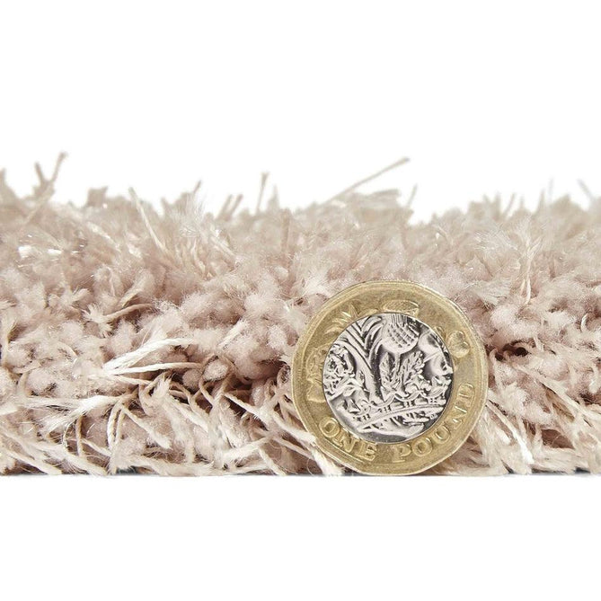 Montana Luxury Super Plush Heavyweight High-Density Hand-Woven Soft High-Pile Plain Polyester Tonal Textured Shimmer Shaggy Beige Rug-Think Rugs-Rug Love - The Most Loved Rug Store