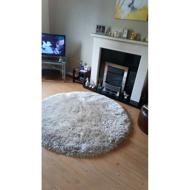 Montana Luxury Super Plush Heavyweight High-Density Hand-Woven Soft High-Pile Plain Polyester Tonal Textured Shimmer Shaggy Beige Rug-Think Rugs-Rug Love - The Most Loved Rug Store