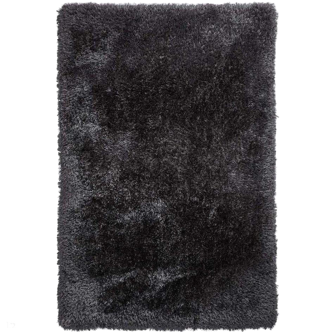 Montana Luxury Super Plush Heavyweight High-Density Hand-Woven Soft High-Pile Plain Polyester Tonal Textured Shimmer Shaggy Dark Grey Rug-Think Rugs-Rug Love - The Most Loved Rug Store