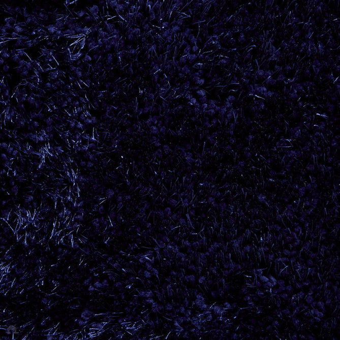 Montana Luxury Super Plush Heavyweight High-Density Hand-Woven Soft High-Pile Plain Polyester Tonal Textured Shimmer Shaggy Dark Navy Rug-Think Rugs-Rug Love - The Most Loved Rug Store