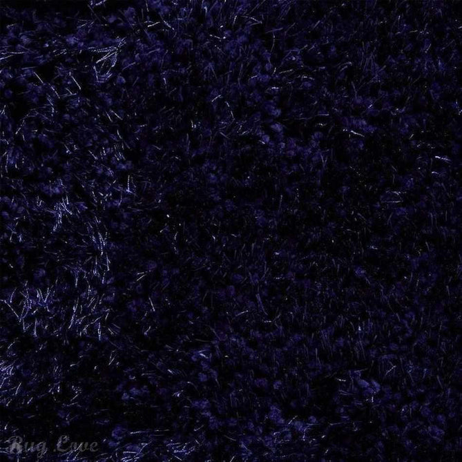 Montana Luxury Super Plush Heavyweight High-Density Hand-Woven Soft High-Pile Plain Polyester Tonal Textured Shimmer Shaggy Dark Navy Rug-Think Rugs-Rug Love - The Most Loved Rug Store